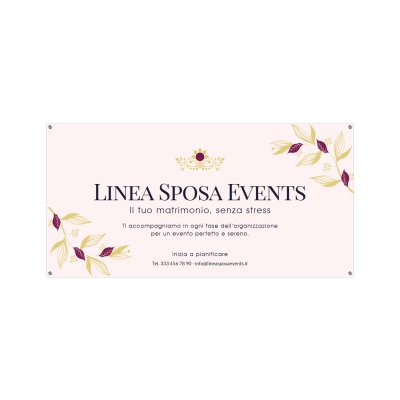 Striscione Wedding planner
