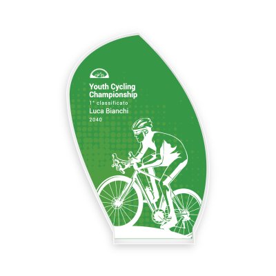 Trofeo premiazione Ciclista
