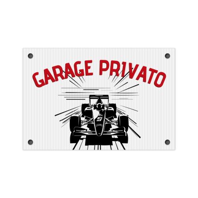 Cartello Garage privato