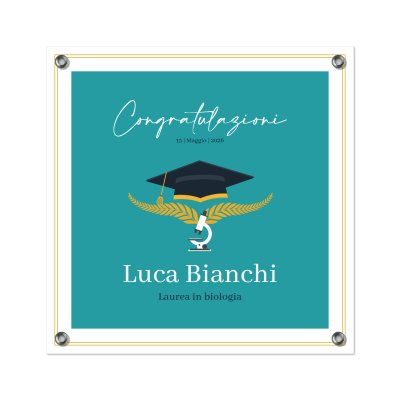 Striscione congratulazione dottoressa