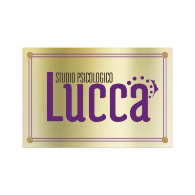 Targa Studio Psicologico Singola Lastra Alluminio