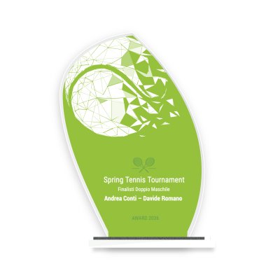 Trofeo premiazione Tennis