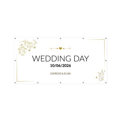 Striscione Wedding planner