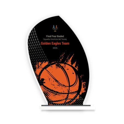 Trofeo premiazione Basket