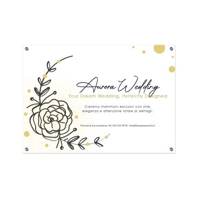Striscione Wedding planner