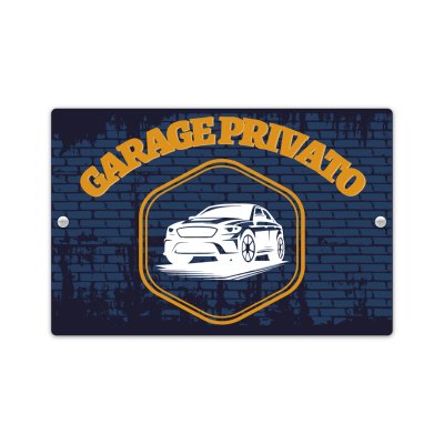 Cartello garage privato