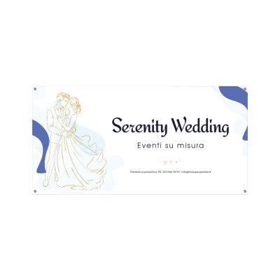 Striscione Wedding planner