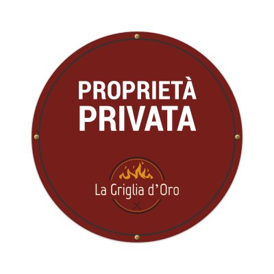 Cartello strada privata