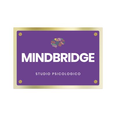 Targa Studio Psicologico Doppia Lastra