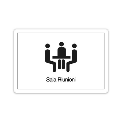Targhetta Sala Riunioni