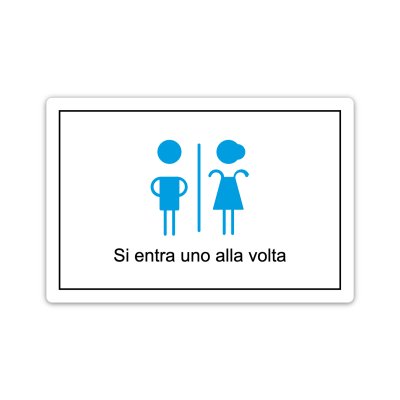 Cartello toilette Bambini