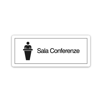 Targhetta Sala Conferenze