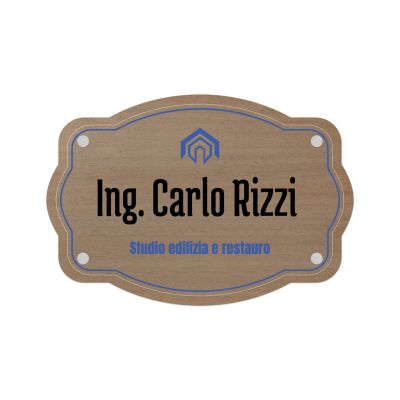 Targa Studio Ingegneria Doppia Lastra Vintage
