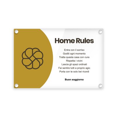 Cartello Home Rules