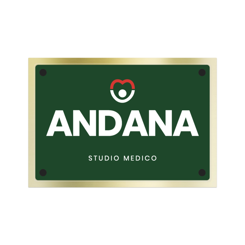 Targa studio medico Doppia Lastra